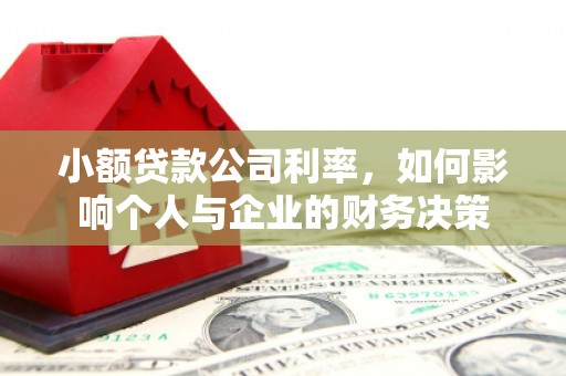 顺德小额贷款公司利率，如何影响个人与企业的财务决策