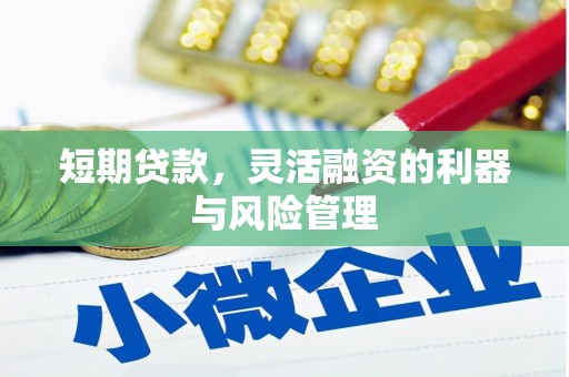 顺德短期贷款，灵活融资的利器与风险管理