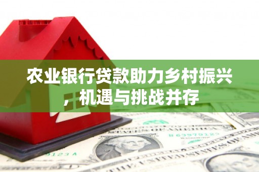 顺德农业银行贷款助力乡村振兴，机遇与挑战并存