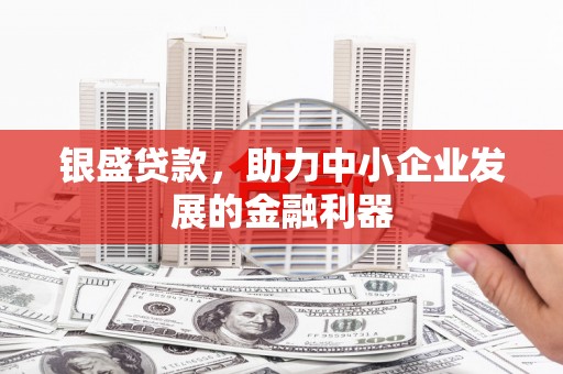 顺德银盛贷款，助力中小企业发展的金融利器