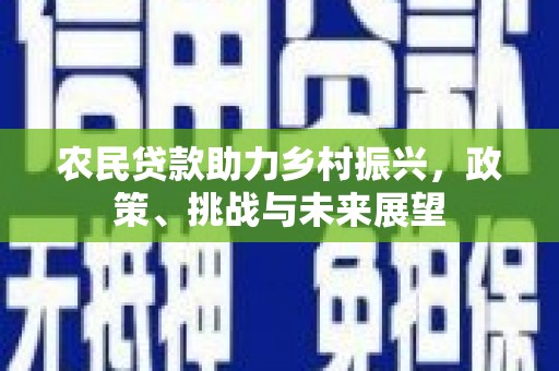 顺德农民贷款助力乡村振兴，政策、挑战与未来展望