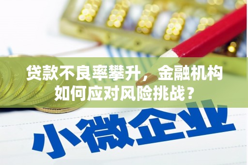 顺德贷款不良率攀升，金融机构如何应对风险挑战？