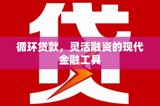 顺德循环贷款，灵活融资的现代金融工具